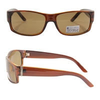 UV 400 Polarized Hight Quality Shiny Transparent Blown Frame Clear Sunglasses